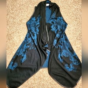 Kate & Rosy Sleeveless Flowy Cardigan/Size S/M